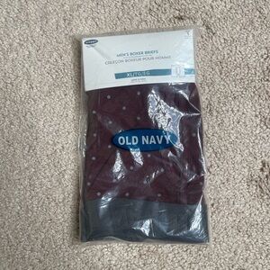NWT Old Navy Men's Boxer Briefs - Burgundy and Gray